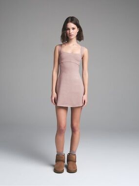 skims A-Line mini dress Dusty Rose size M